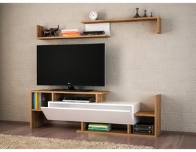 Obývacia stena DREAM hnedá/biela