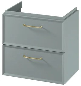 Cersanit S1021-009-Závesná kúpeľňová skrinka pod umývadlo MILLE SLIM 60x38 cm mintová