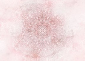 Obraz - Ružová mandala (70x50 cm)