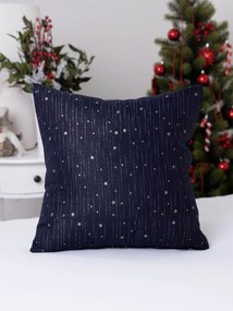 Lurexová Vianočná obliečka na vankúš Trblietavá elegancia - 40 × 40 cm