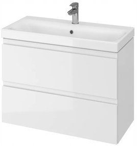 Cersanit Moduo Slim, závesná umývadlová skrinka 80cm, biela lesklá, S929-002