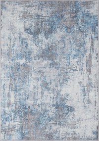 My Flair, Kusový koberec Avery blau/grau – na von aj na doma, 160x230, modrá, chodba / predsieň