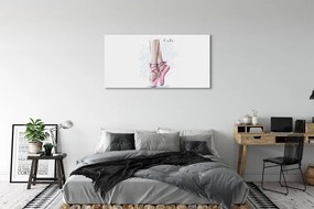 Obraz plexi Ružové baletné topánky 125x50 cm