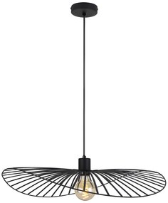Toolight Toolight, závesné svietidlo 61cm, 1xE27, APP1841-1CP, čierna matná, OSW-07062