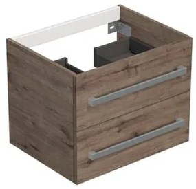 Kúpeľňová skrinka bez umývadla Naturel Cube 60x53x40 cm dub wellington mat CUBE260ZDWBU