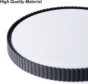Brilagi - LED stmievateľné stropné svietidlo CORVO LED/72W/230V 3000-6000K čierne pr. 50 cm + diaľkové ovládanie