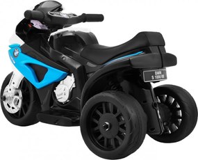 Ramiz BMW S1000 RR Mini detský motocykel na batérie modrý + 3 kolieska + zvuky + LED