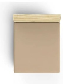 Béžová napínacia bavlnená plachta 140x200 cm – Mijolnir