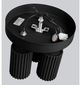 Čierne bodové svietidlo Gleam – Sollux