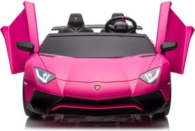 LEAN CARS Elektrické autíčko Lamborghini XXL A8803 ružové 24V
