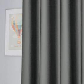 4Home Zatemňovací záves Cairo tmavosivá, 150 x 250 cm