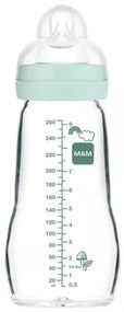 Sklenená dojčenská fľaša 260ml BOY