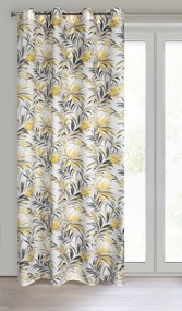 ZÁVES NA KRÚŽKOCH ELIA 140X250 CM VZOROVANÁ