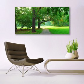 Obraz plexi Chodník stromy príroda 120x60 cm