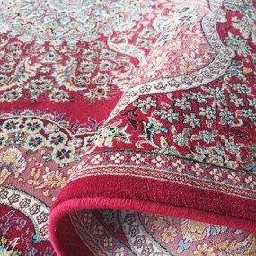 DY Prémiový koberec s exkluzívnym vzorom Pers 01 - červená Rozmer: 200x300 cm