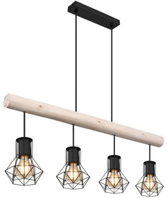 Globo 54017-4H3 - Luster na lanku PRISKA 4xE27/40W/230V