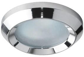 DOWNLIGHT GU10/50W,CR ALU/FROST GL.,IP65