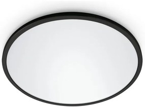 WiZ - LED Stmievateľné stropné svietidlo SUPERSLIM LED/22W/230V čierna Wi-Fi