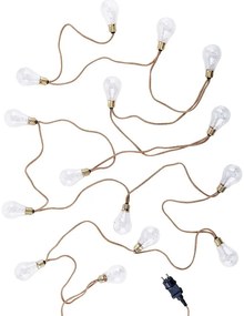 BULB LIGHTS Svetelná reťaz žiarovky 15 svetiel
