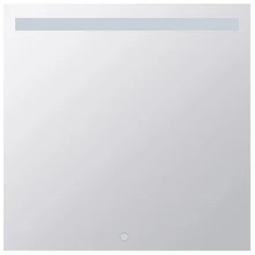 Zrkadlo Bemeta s osvětlením a dotykovým senzoremvo farebnom provedení hliník/sklo 101201127