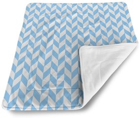 Sablio Deka pre bábätko Modro-biele kosodĺžniky - 80x100 cm