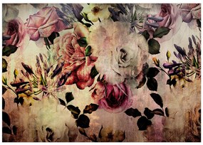 Artgeist Fototapeta - Nostalgia Flowers Veľkosť: 150x105, Verzia: Standard