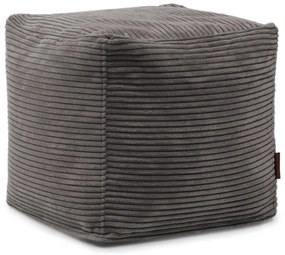 Tmavohnedý menčestrový sedací vak Up! MooG – SLOWDOWN