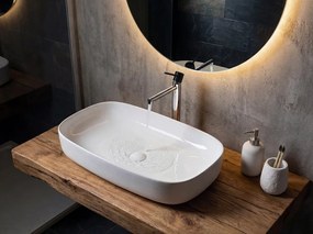 Sapho Sapho, MATTEO keramické umývadlo na dosku 65x40cm, biela, 3064-KL