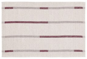 Ľanové prestieranie Linnea 46x32, ľan-bordové
