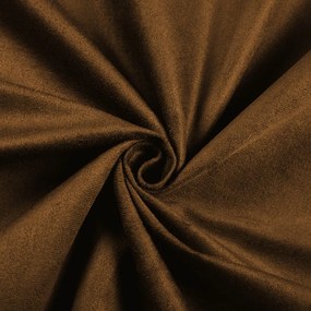Biante Okrúhly obrus/imitácia brúsenej kože Alcantara ALC-017 Hnedý hrdzavý Ø 50 cm