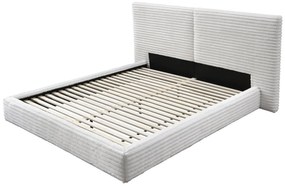 Čalúnená manželská posteľ Madera 160x200 krémová