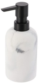 TENDANCE Dávkovač mydla Everist Marble, biela/s čiernymi prvkami, 300 ml