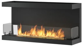 InFire - Vstavaný BIO krb 100x50 cm 3kW čierna