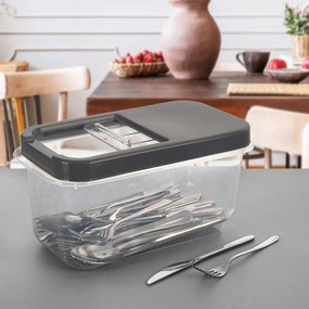 Plastový úložný box s vekom 35x20x18 cm Slop – Orion