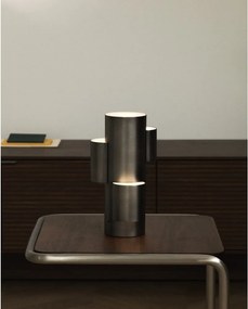 Čierna kovová LED stolová lampa so stmievačom (výška 26,5 cm) Adrina – Kave Home