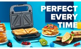 Niceboy ION Snacker S3 - Toustovač 3v1 750W/230V nerez/čierna