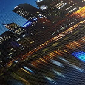 Obraz noci v Melbourne (120x50 cm)