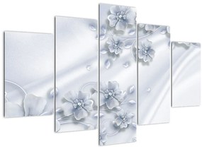 Obraz - Kvetinový dizajn (150x105 cm)