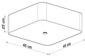 LOKKO 45 Stropné svetlo, čierna SL.0776 - Sollux