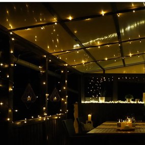 DECOLED LED světelný řetěz FLASH, 20 m, teple bílá, 120 diod,IP67