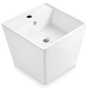 Bathco 4059 - Umývadlo na dosku GENOVA 42x42 cm porcelán/biela