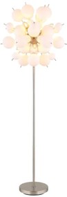 Globo 15633SO - Stojacia lampa UDO 6xE14/25W/230V biela