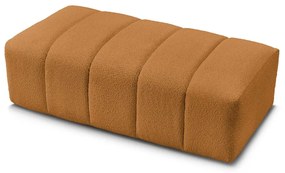 Podnožka z textílie buklé v horčicovej farbe Annecy – Bobochic Paris