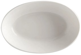 Biely porcelánový hlboký tanier Maxwell & Williams Basic, 20 x 14 cm