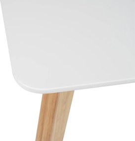 Noela Jedálenský set SCANDINAVIA 120 biely + 4x stolička MARIE béžová