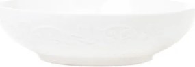 Hlboký tanier SYLIA biely s ornamentom SS23 844022