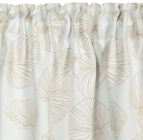 ZATEMŇOVACÍ ZÁVES NA PÁSKE MARIGOLD 140X300 CM LISTY