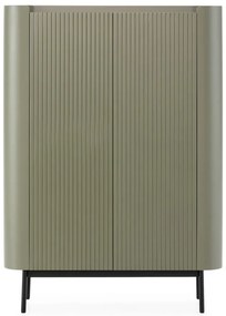 Zelená skrinka 100x140x40 cm Willa – MOME