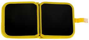 KIK Prenosný kriedový skicár Medvedík – vodotesný, umývateľné kriedové fixky, 14 strán