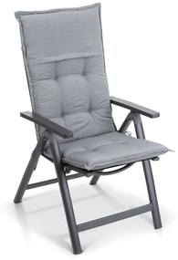 Coburg, čalúnenie, čalúnenie na kreslo, vysoké operadlo, záhradná stolička, polyester, 53x117x9cm, 2 x podložka